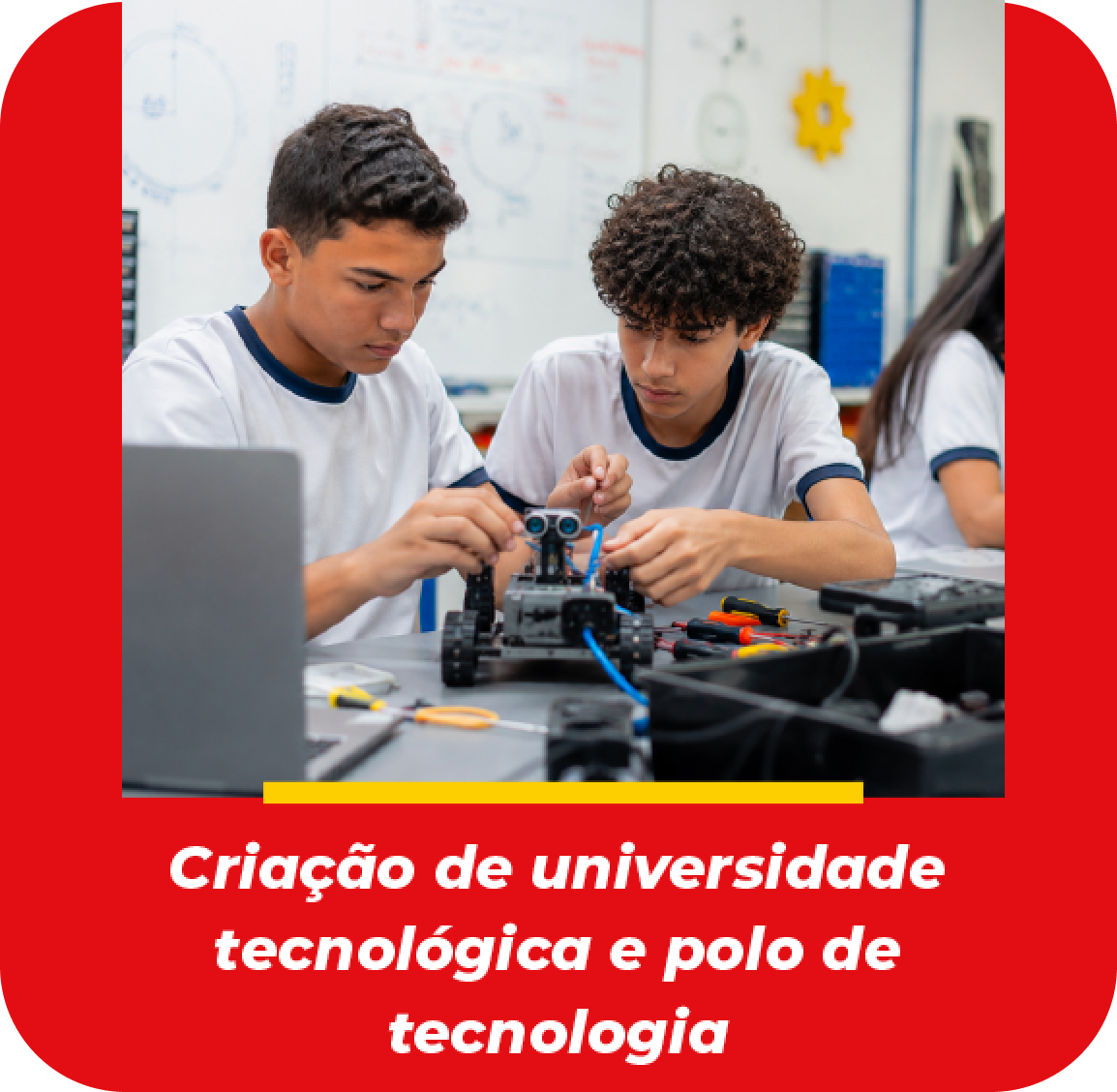 Criação de universidade tecnológica e polo de tecnologia